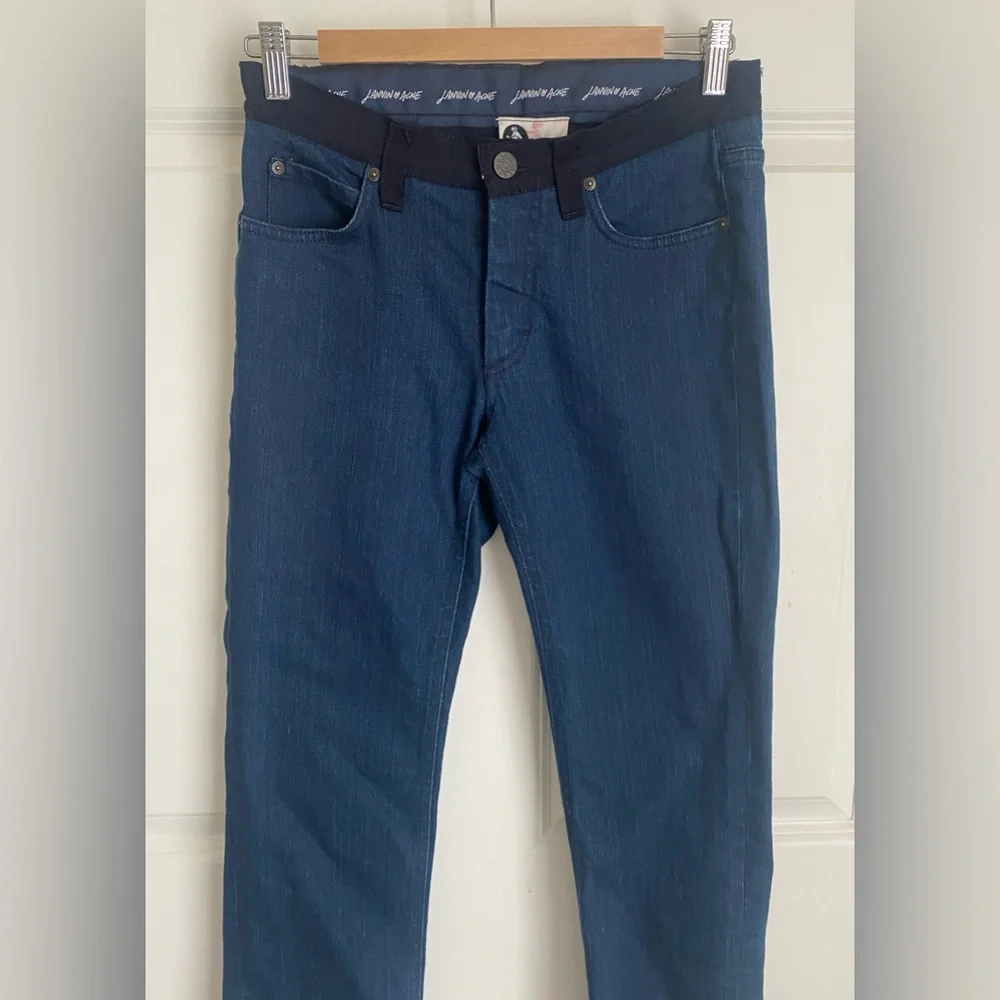 LANVIN Paris x Acne Denim Jeans SS09 Albert Elbaz Opening Ceremony Rare to Find✨ - Picture 6 of 16